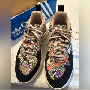 Adidas Women's Snakeskin Pattern Sneakers